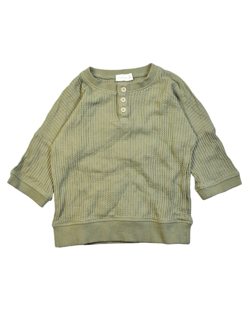A Green Long Sleeve Tops from Jamie Kay in size 5T for girl. (Front View)