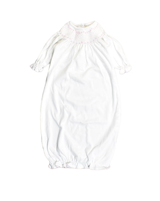 A White Nightgowns from The Beaufort Bonnet Company in size 0-3M for neutral. (Front View)