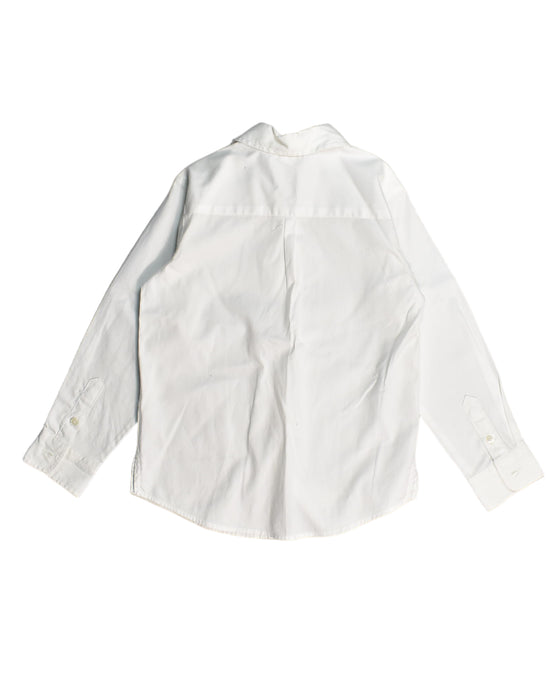 A White Shirts from Jacadi in size 6T for boy. (Back View)