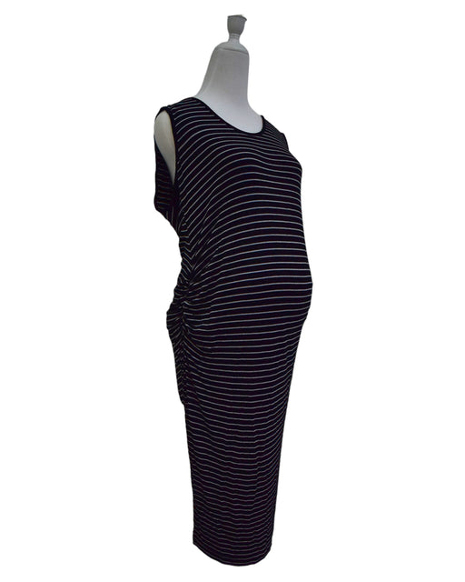 A Black Sleeveless Dresses from Ripe in size L for maternity. (Front View)