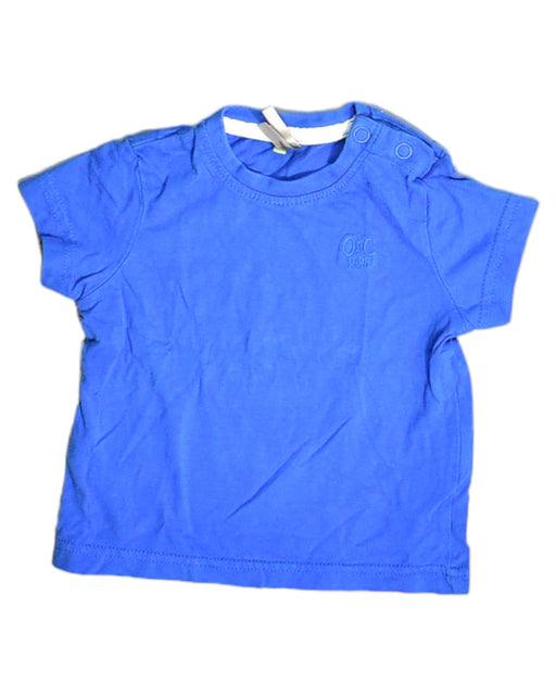 A Blue Short Sleeve Tops from Orchestra in size 0-3M for boy. (Front View)