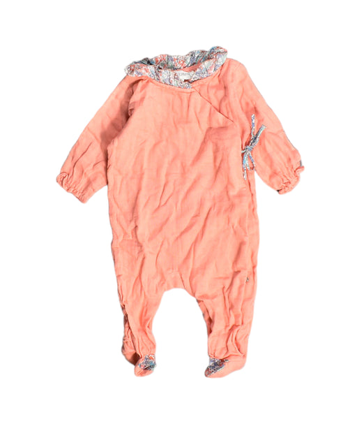 A Orange Jumpsuits from Chateau de Sable in size 0-3M for neutral. (Front View)