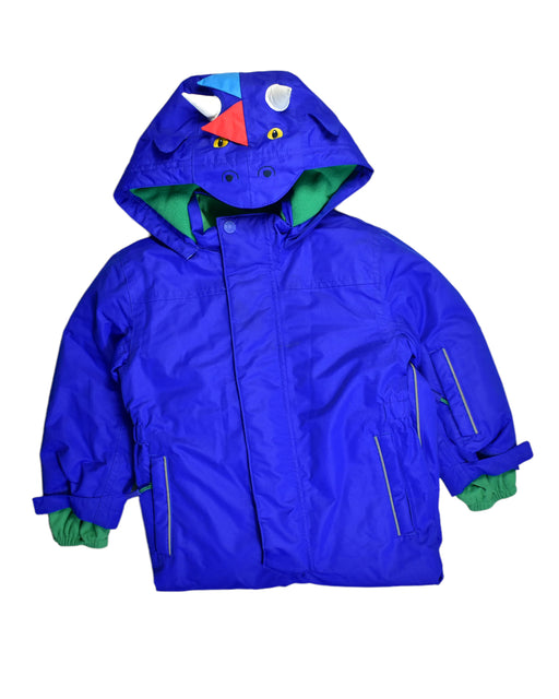 A Blue Snowsuits from Boden in size 4T for boy. (Front View)