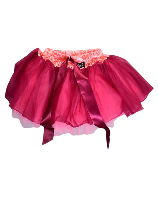 A Red Tulle Skirts from Dolly by Le Petit Tom in size 4T for girl. (Front View)