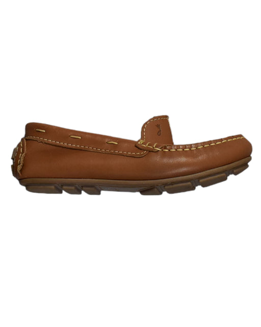 A Brown Loafers & Moccasins from Jacadi in size 7Y for boy. (Front View)