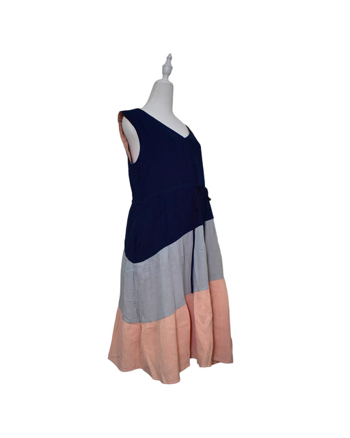 A Blue Sleeveless Dresses from Dear in size XL for maternity. (Front View)