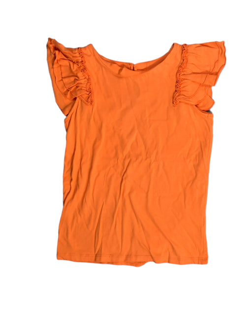 A Orange Sleeveless Tops from Seed in size 9Y for girl. (Front View)