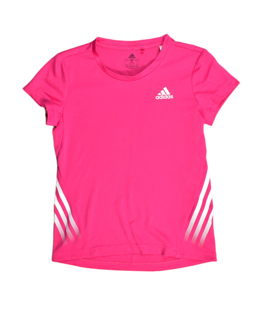 A Pink T Shirts from Adidas in size 12Y for girl. (Front View)
