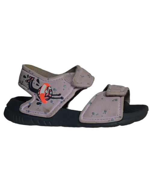 A Grey Sandals from Adidas in size 12-18M for boy. (Front View)