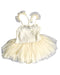 A White Sleeveless Dresses from Noralee in size 4T for girl. (Front View)