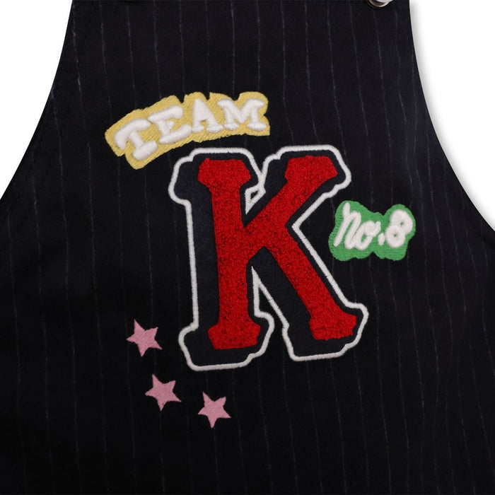 New K Visual Logo Stripe Dress
