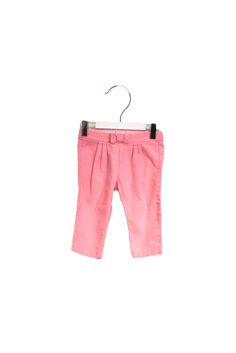 A Pink Casual Pants from Jacadi in size 6-12M for girl. (Front View)