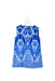 A Blue Sleeveless Dresses from Oscar de la Renta in size 3T for girl. (Front View)