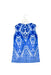 A Blue Sleeveless Dresses from Oscar de la Renta in size 3T for girl. (Back View)