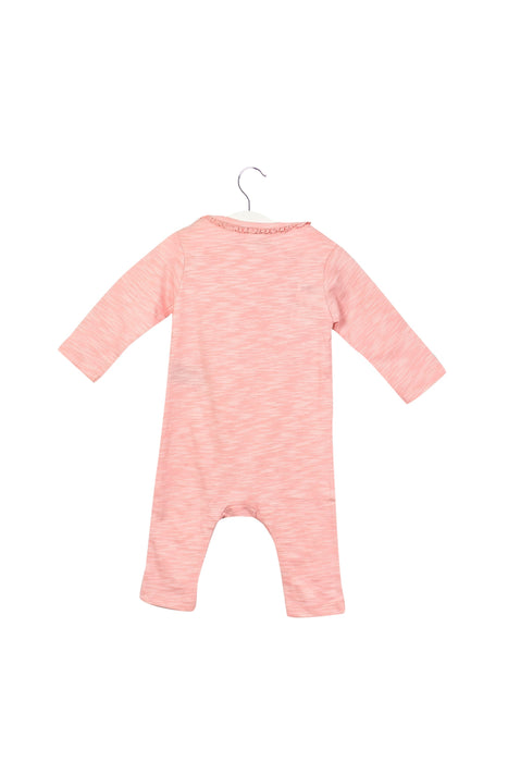 A Pink Long Sleeve Jumpsuits from La Compagnie des Petits in size 3-6M for girl. (Back View)
