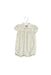 A White Short Sleeve Rompers from Ralph Lauren in size 3-6M for girl. (Front View)