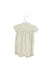 A White Short Sleeve Rompers from Ralph Lauren in size 3-6M for girl. (Back View)