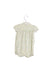 A White Short Sleeve Rompers from Ralph Lauren in size 3-6M for girl. (Back View)