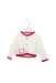 A White Cardigans from Chicco in size 6-12M for girl. (Front View)