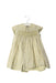 A Beige Short Sleeve Dresses from Bonpoint in size 12-18M for girl. (Front View)