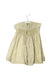 A Beige Short Sleeve Dresses from Bonpoint in size 12-18M for girl. (Back View)