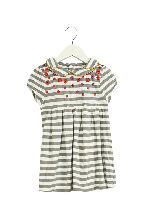 A Grey Short Sleeve Dresses from Little Marc Jacobs in size 2T for girl. (Front View)