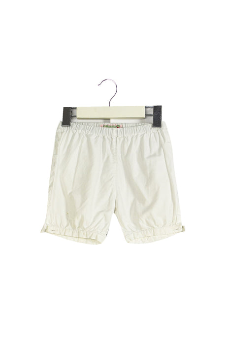 A White Shorts from Bonpoint in size 12-18M for girl. (Front View)