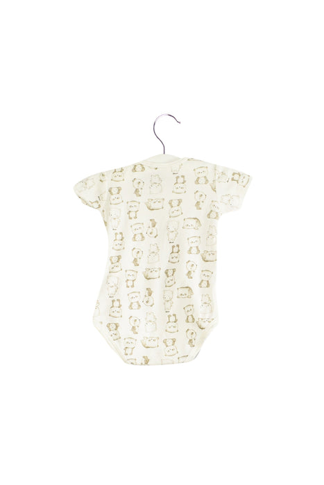 A White Short Sleeve Bodysuits from Chicco in size 3-6M for neutral. (Back View)