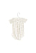 A White Short Sleeve Bodysuits from Chicco in size 3-6M for neutral. (Back View)