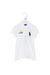 A White Short Sleeve Polos from Polo Ralph Lauren in size 7Y for girl. (Front View)
