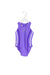 A Purple Swimsuits from Zoggs in size 6T for girl. (Front View)