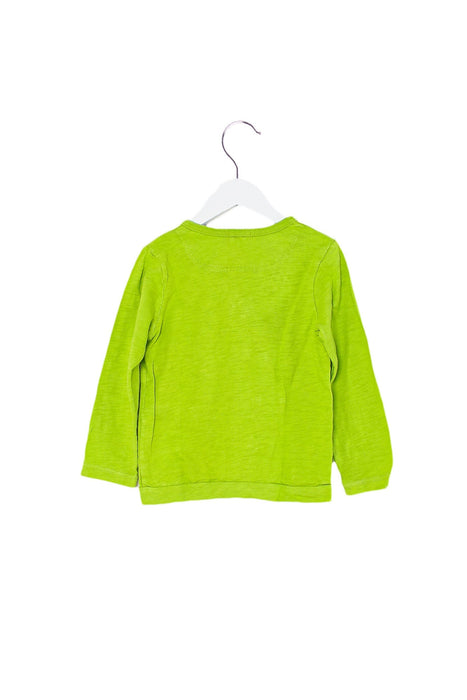 A Green Cardigans from Ragmart in size 5T for boy. (Back View)