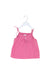 A Pink Sleeveless Tops from Jacadi in size 18-24M for girl. (Front View)