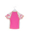 A Pink Rash Guards from Platypus in size 4T for girl. (Back View)