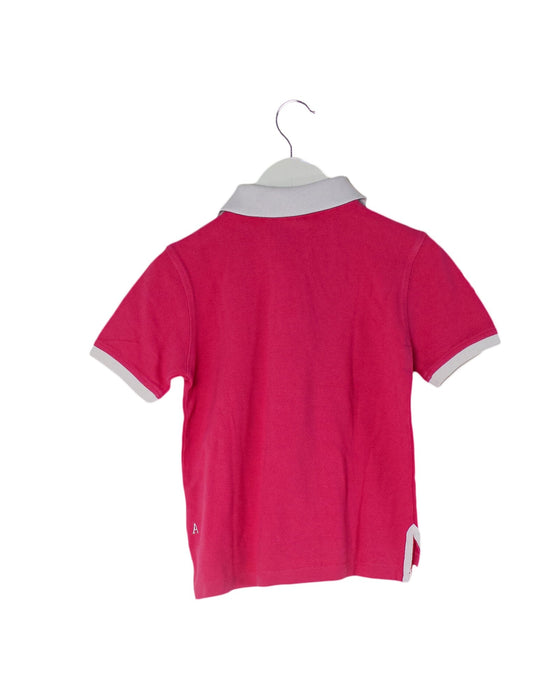A Pink Short Sleeve Polos from Vicomte A. in size 6T for boy. (Back View)