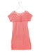 A Pink Short Sleeve Dresses from Bonpoint in size 12Y for girl. (Back View)