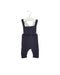 A Grey Long Overalls from Jacadi in size 3-6M for boy. (Front View)