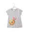 A Grey Short Sleeve T Shirts from Seed in size 6T for girl. (Front View)