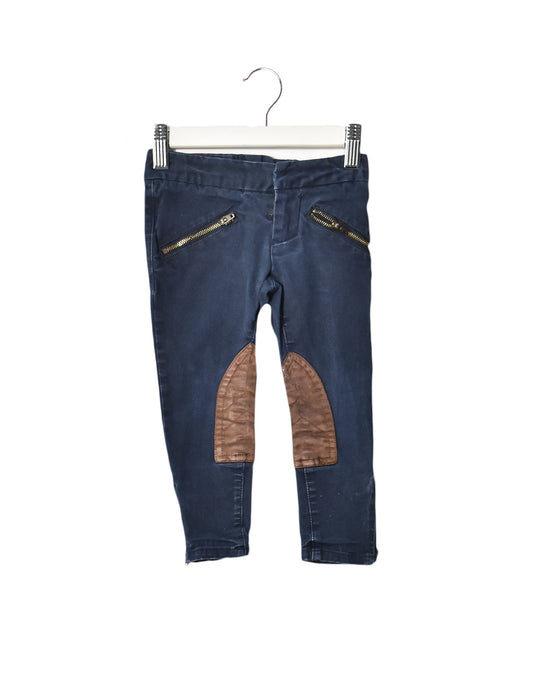 A Navy Jeans from Ralph Lauren in size 2T for girl. (Front View)