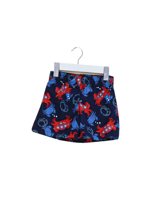 A Navy Swim Shorts from Flapdoodles in size 6-12M for boy. (Front View)