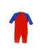 A Red Swimsuits from NoZone in size 6-12M for neutral. (Back View)