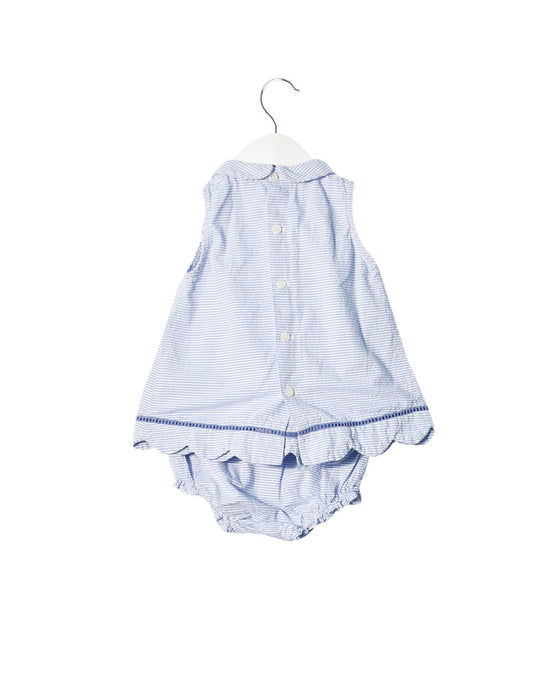A Blue Dress Sets from Neck & Neck in size 12-18M for girl. (Back View)
