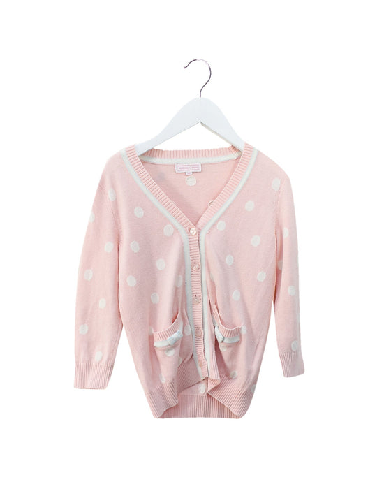 A Pink Cardigans from Nicholas & Bears in size 4T for girl. (Front View)