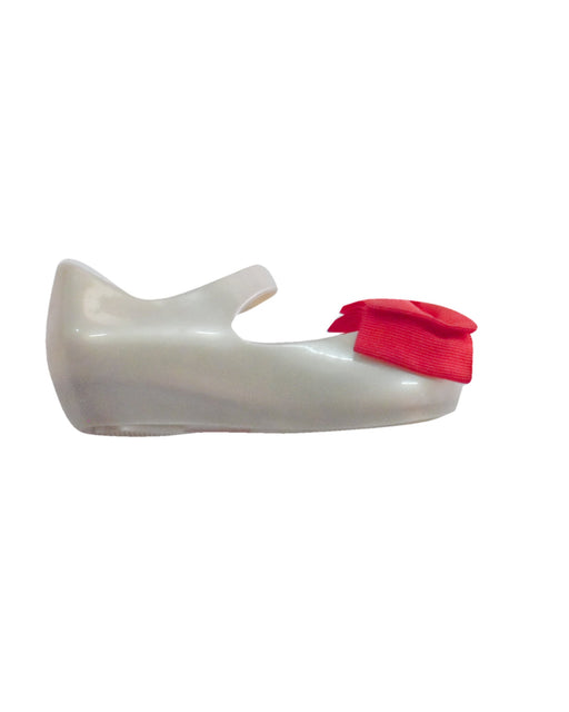 A Red Dress Shoes from Mini Melissa in size  for girl. (Front View)