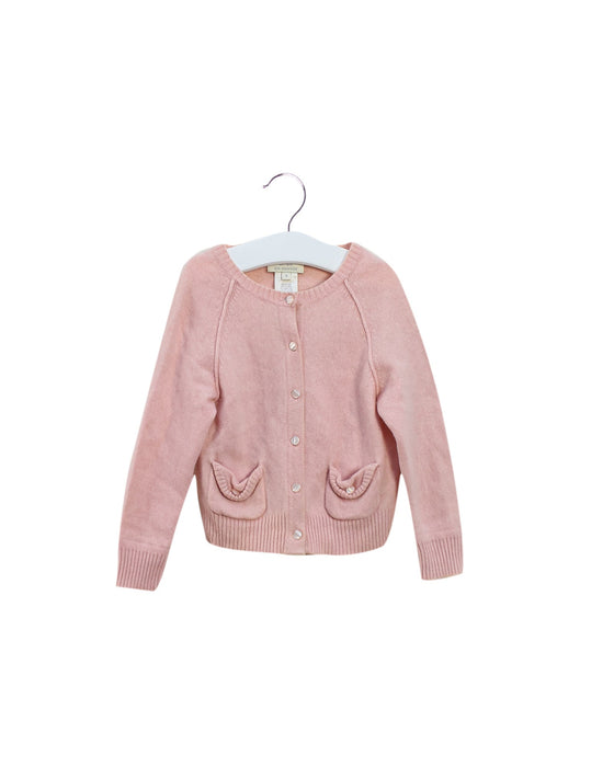 A Pink Cardigans from Best & Co. in size 4T for girl. (Front View)