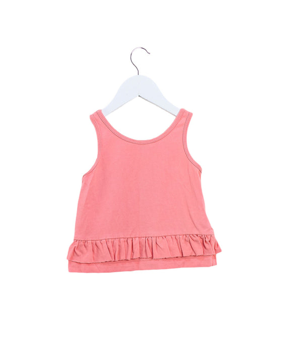 A Pink Sleeveless Tops from Mayoral in size 2T for girl. (Back View)