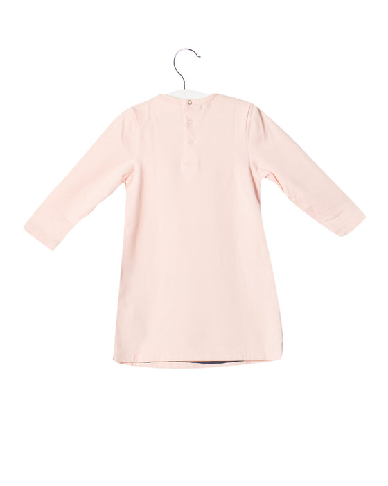 A Pink Long Sleeve Dresses from Little Marc Jacobs in size 12-18M for girl. (Back View)