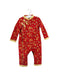 A Red Long Sleeve Jumpsuits from Mides in size 6-12M for neutral. (Front View)