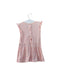 A Pink Sleeveless Dresses from Petit Bateau in size 6-12M for girl. (Back View)