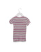 A Pink Short Sleeve Tops from Seed in size 4T for girl. (Front View)